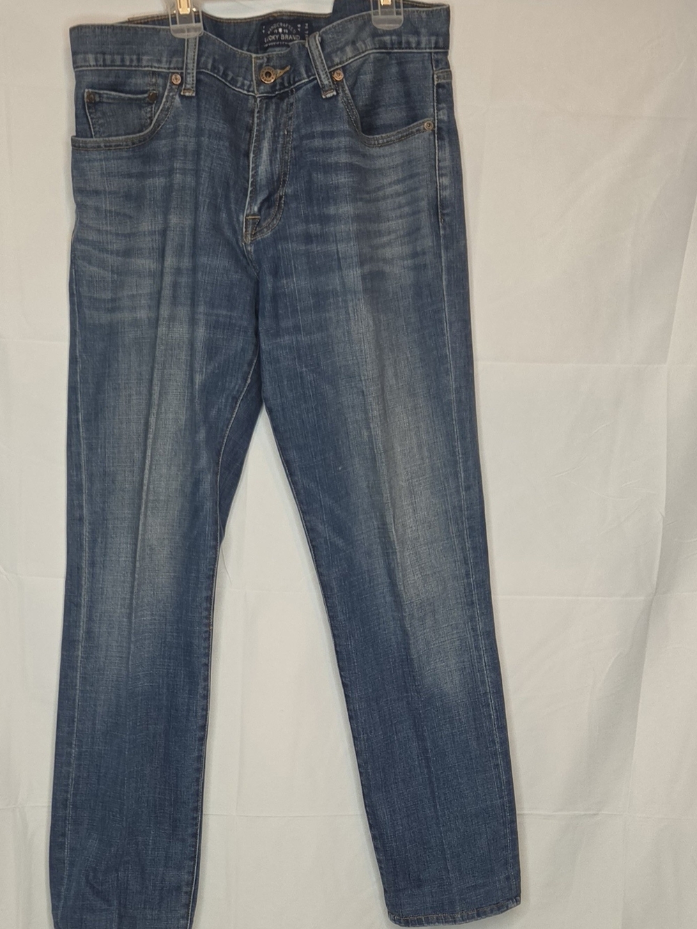 Lucky Brand 221 Original Straight Jeans Medium Wash Mens 33x34